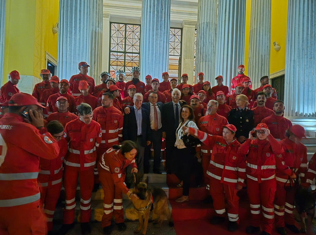 Στην εκδήλωση για την Παγκόσμια Ημέρα Ερυθρού Σταυρού και Ερυθράς Ημισελήνου παρευρέθηκε ο Δήμαρχος Τεμπών Γιώργος Μανώλης